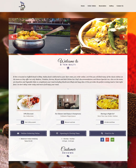 B Ten Balti E-Commerce Website