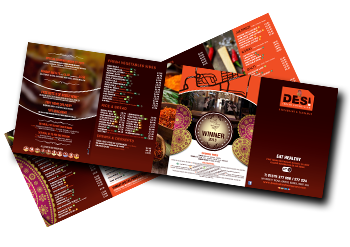 ChefOnline Takeaway Menu Leaflet