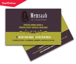 Memsaab of Lovenham Visiting Card